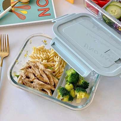 Partitioned Glass Lunch Box* image 3