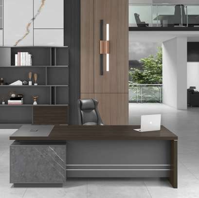 Office Desk: 1800mm Boss Desk with Drawers image 1