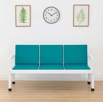 Office Bench: 3 Seater Heavy Padded Bench image 3