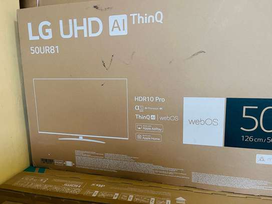 LG 50 INCHES SMART UHD FRAMELESS TV image 1