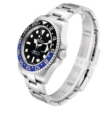Rolex GMT Master II Batman Blue Black Bezel Steel Watch image 2