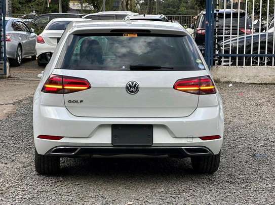 Volkswagen Golf MK7.5 white color 2019 model. image 4