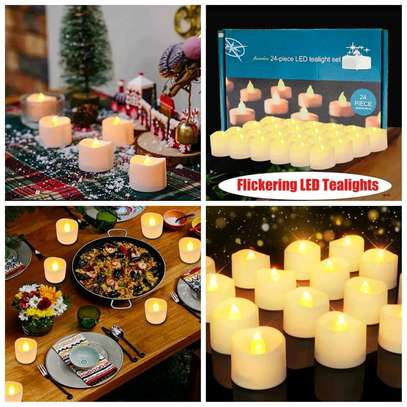 24 piece small  artificial  LED candles image 1
