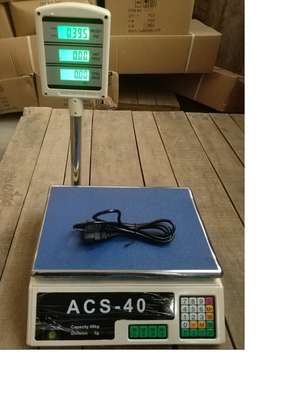 Electronic ACS-40 Price Computing Scale With Pole 40kg image 1