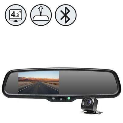 Rear dash board camera with reverse camera and gps tracking image 1