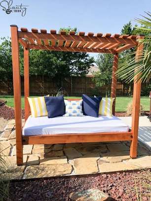 Outdoor canopy daybeds(teak,Meru oak,camphor) image 3