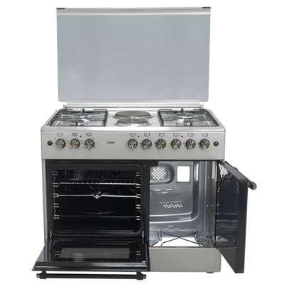 Mika Standing Cooker, 90cm x 60cm, 4G+2E, Electric Oven image 3