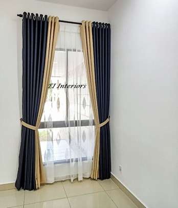 Nevy blue curtains image 1