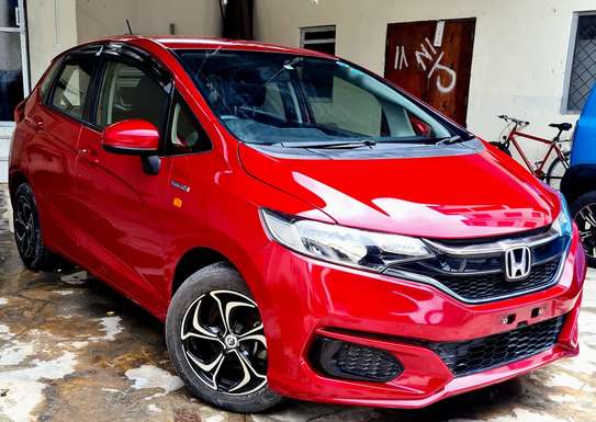 Honda fit Hybrid Red wine. image 1