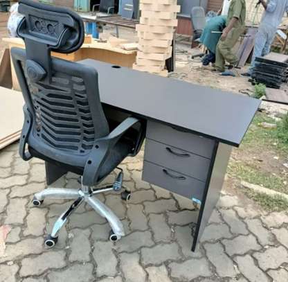 Executive and durable office desks and chair image 1
