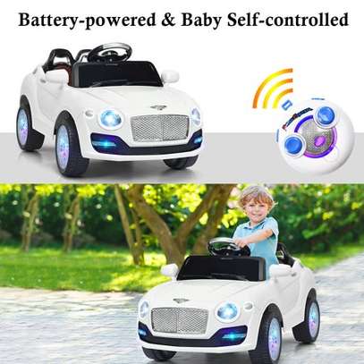 white bentley power wheel