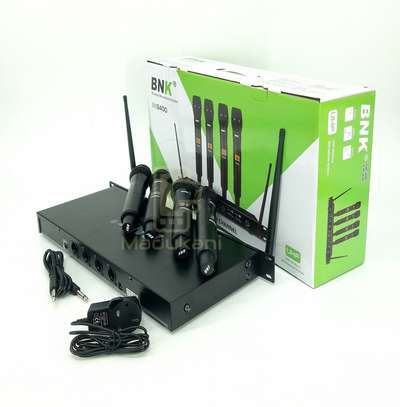 BNK BK8400 UHF Wireless Microphone System with 4 Mics image 4
