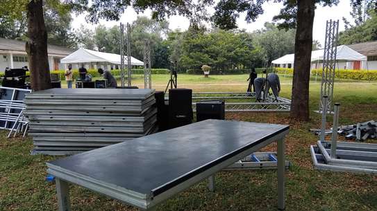 Stage and Truss for hire - PA system for hire image 5