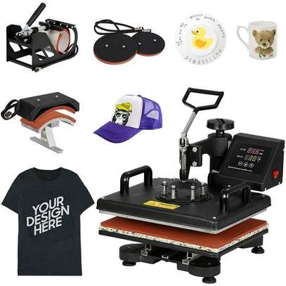 Combo Heat Press Machine 8 In 1 For T-Shirt Printing image 2
