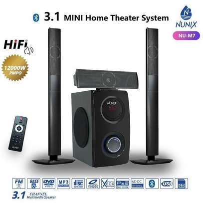 Nunix 3.1CH MINI Home Theater SUB WOOFER Speaker System image 3