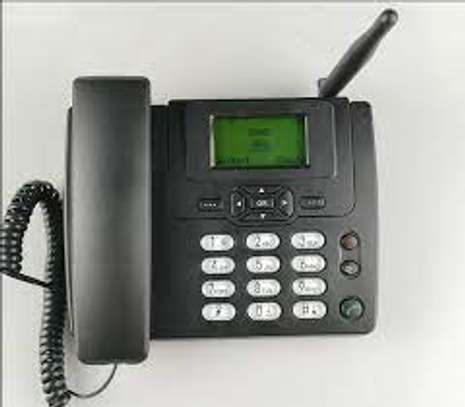 Wireless GSM Desk Phone SIM Card Mobile Home Office. image 1