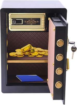 Office Safe: Brown 55kg Fireproof Home Office Safe image 2