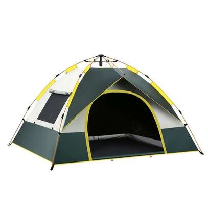 1DOOR 3 WINDOW LARGE 3-4 PEOPLE TENT image 1