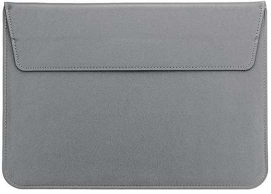 Macbook air/pro/retina Leather Laptop Sleeve Bag For MacBook 13.3inch Dark grey/Brown/Black image 2