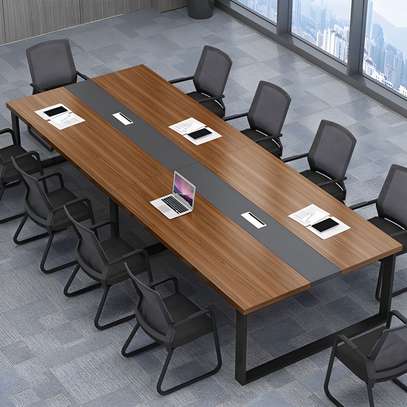 8-10 seater executive boardroom table (240cm x 120cm) image 7