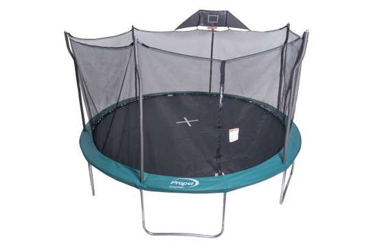 6Ft Outdoor Trampoline with Heavy Duty Jumping Mat image 5