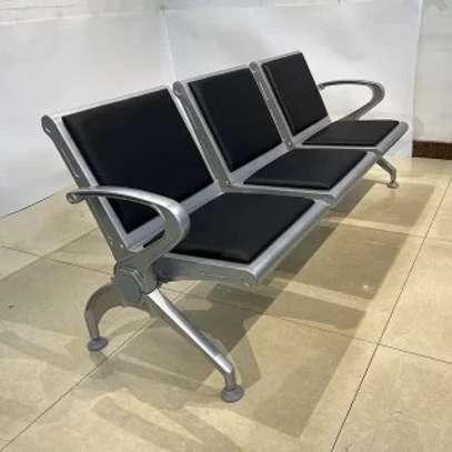 Office Bench: Modern 3 Seater Bus Station Reception Bench image 5