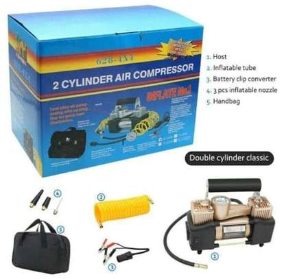 2 cylinder air compressor inflator image 1