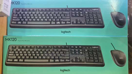 LOGITECH MK120 USB WIRED KEYBOARD AND MOUSE image 2