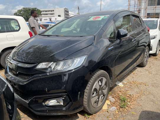 Honda fit Hyrid black 2018 image 3