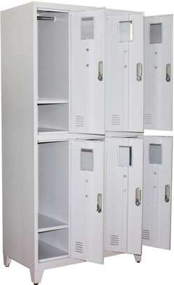 Office Cabinet:  6-Locker Modern Secure Cabinet image 4