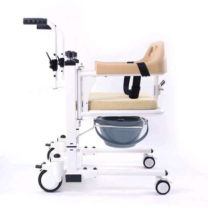 Patient Transfer Chair/ Transfer Wheelchair with Commode image 2