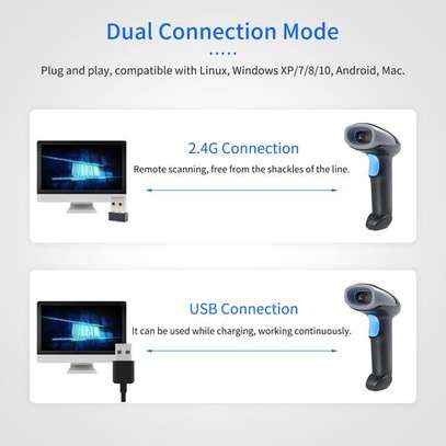 Handheld Barcode Scanner 1D/2D/QR 2.4G Wireless & USB Wired image 3