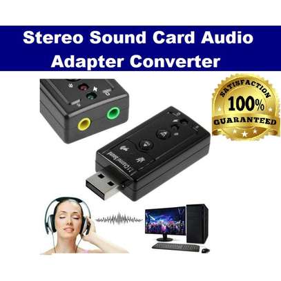 Stereo Audio Adapter External Sound Card image 2