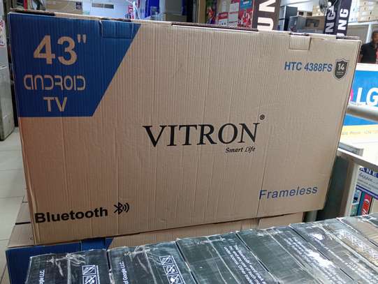 Vitron 43 inch smart android frameless TV image 3