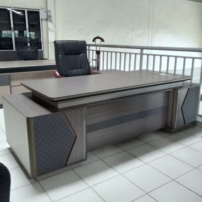 2.4 M Executive L Shaped Office Working Desk image 1