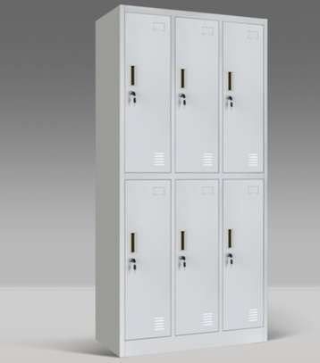 Office Cabinet : 6-Door Office Steel Polished Cabinet image 11