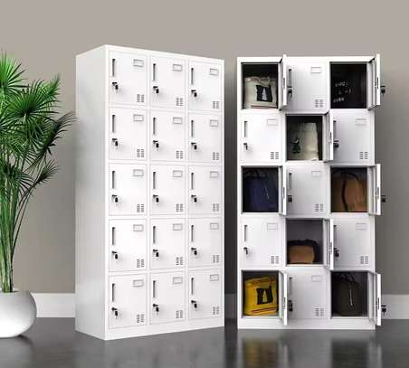 Office Cabinet:  15 -Locker Office Storage Metal Cabinet image 6