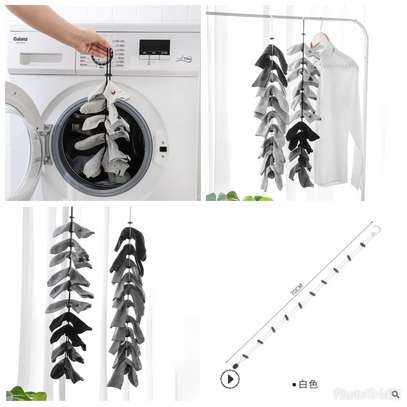 Creative washing machine /socks hanger image 1