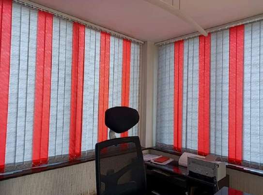 MADE TO MEASURE VERTICAL OFFICE BLINDS AVAILABLE image 2