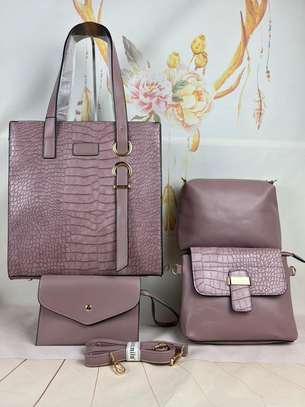 Elegant and classic 4 in one ladies handbag image 5