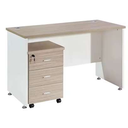 Office Desk; Spacious Elite Study desk with Moveable Cabinet image 2