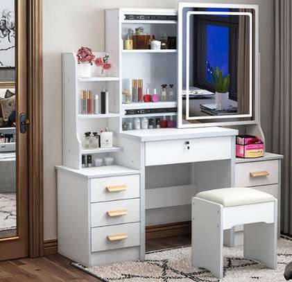 Dresser: Dressing Mirror With  Drawers In Mogonga image 7