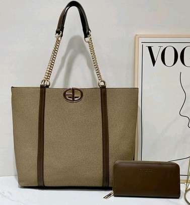 ELEGANT LADIES TOTE BAG WITH A PURSE AND LONG STRAP ONLINE image 8