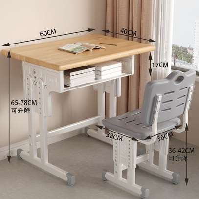 Kids Furniture; Adjustable Kids Desk Set  in Suneka image 3