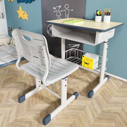 Adjustable Kids Desk and Chair Set image 6