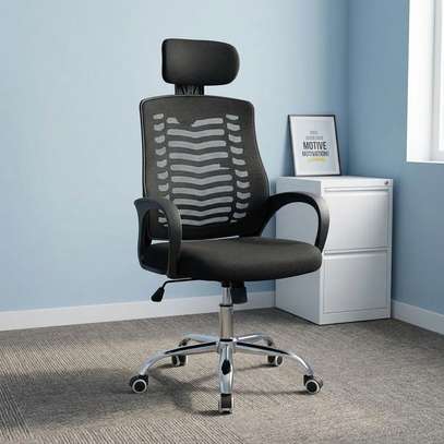 Headrest High Back Office Chair image 6