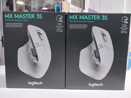 Logitech MX Master 3S Wireless Mouse (Pale Grey) image 2