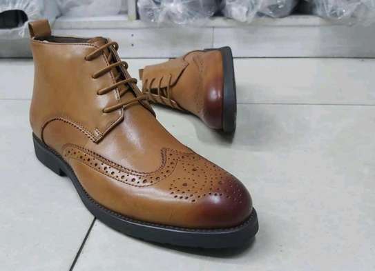 Quality Brown Designers  Leather Shoes image 1