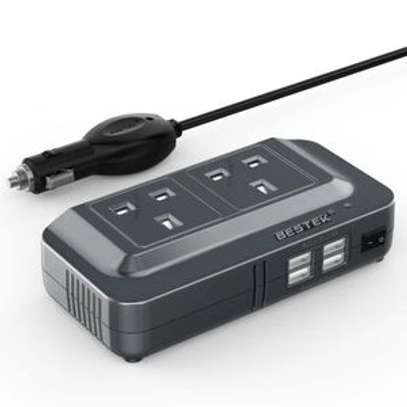 200W Car Charger Power Inverter Dc To Ac image 1