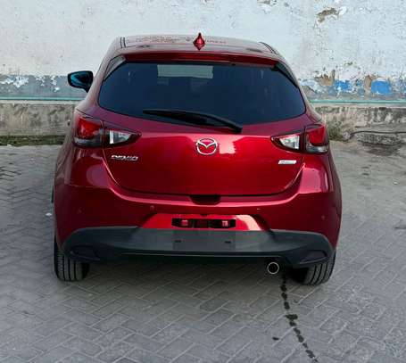 mazda demio 2019 model petrol red wine image 4